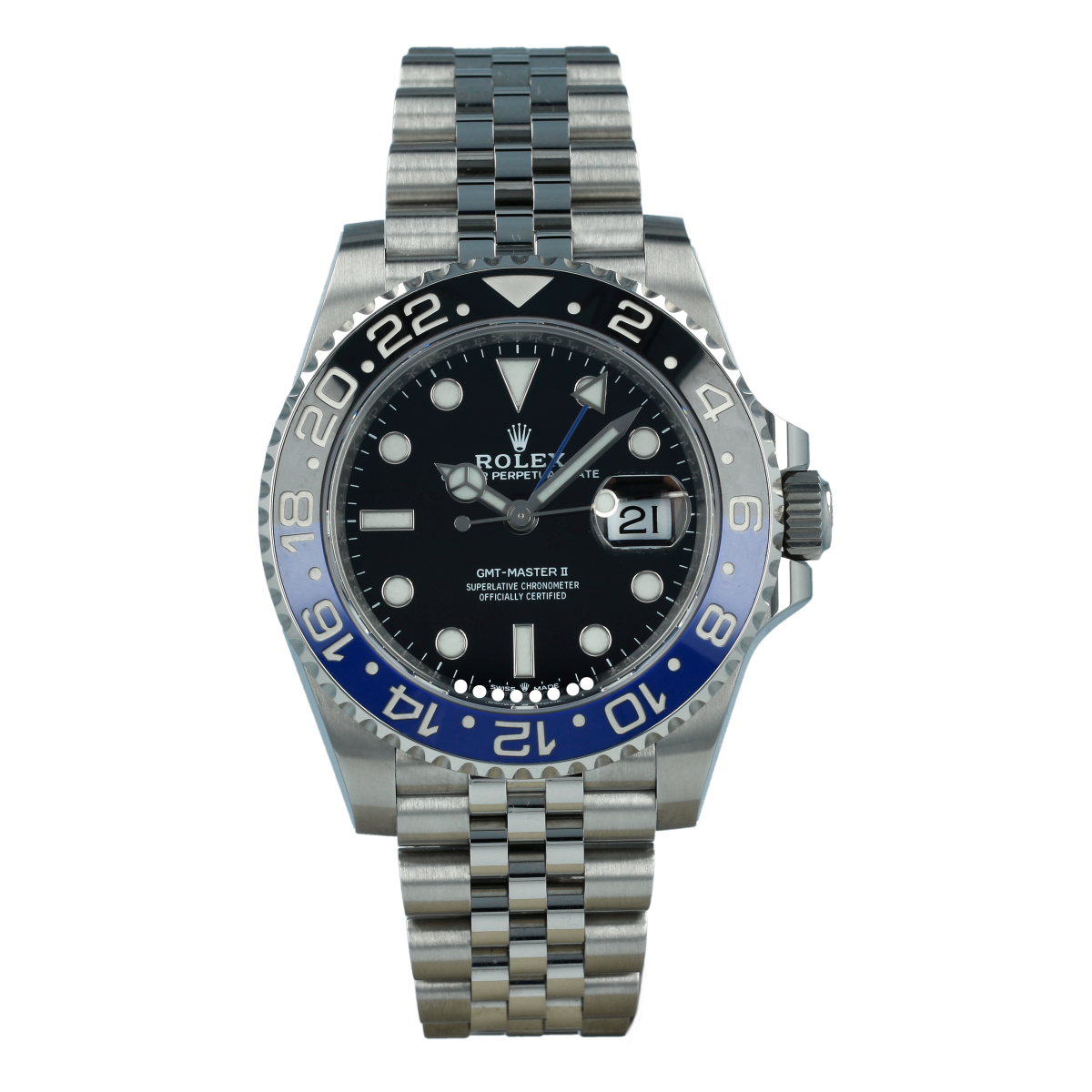 Rolex GMT-Master II “Batman – Ref. 126710BLNR – Brazalete Jubilee – Año 2025 – Como Nuevo – Completo [ID15734] | Comprar reloj Rolex de segunda mano