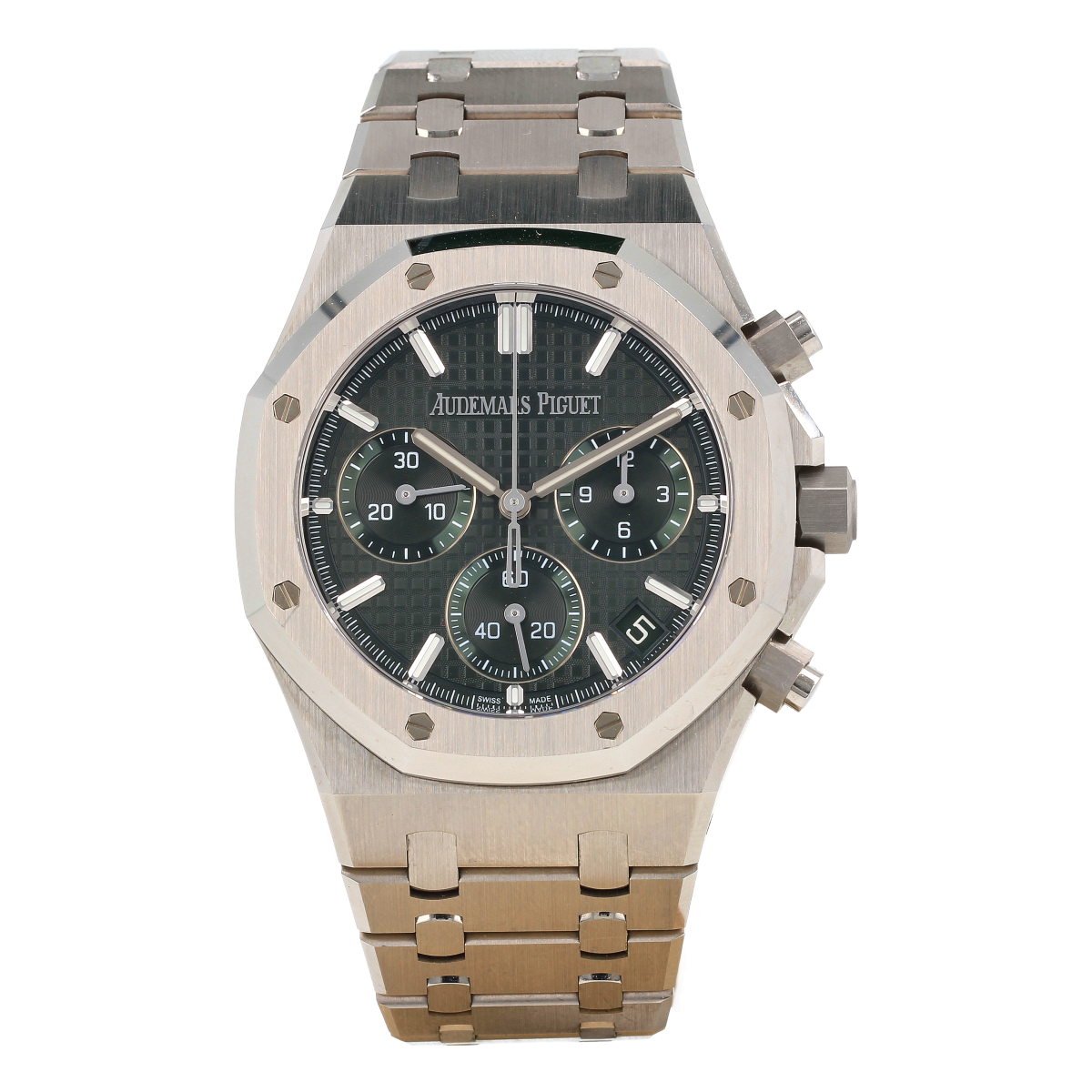 Audemars Piguet Royal Oak Chronograph – Ref. 26240ST – “50 Aniversario – Esfera Verde Caqui – Año 2024 – Como Nuevo [ID15667] | Comprar reloj Audemars Piguet de segunda mano