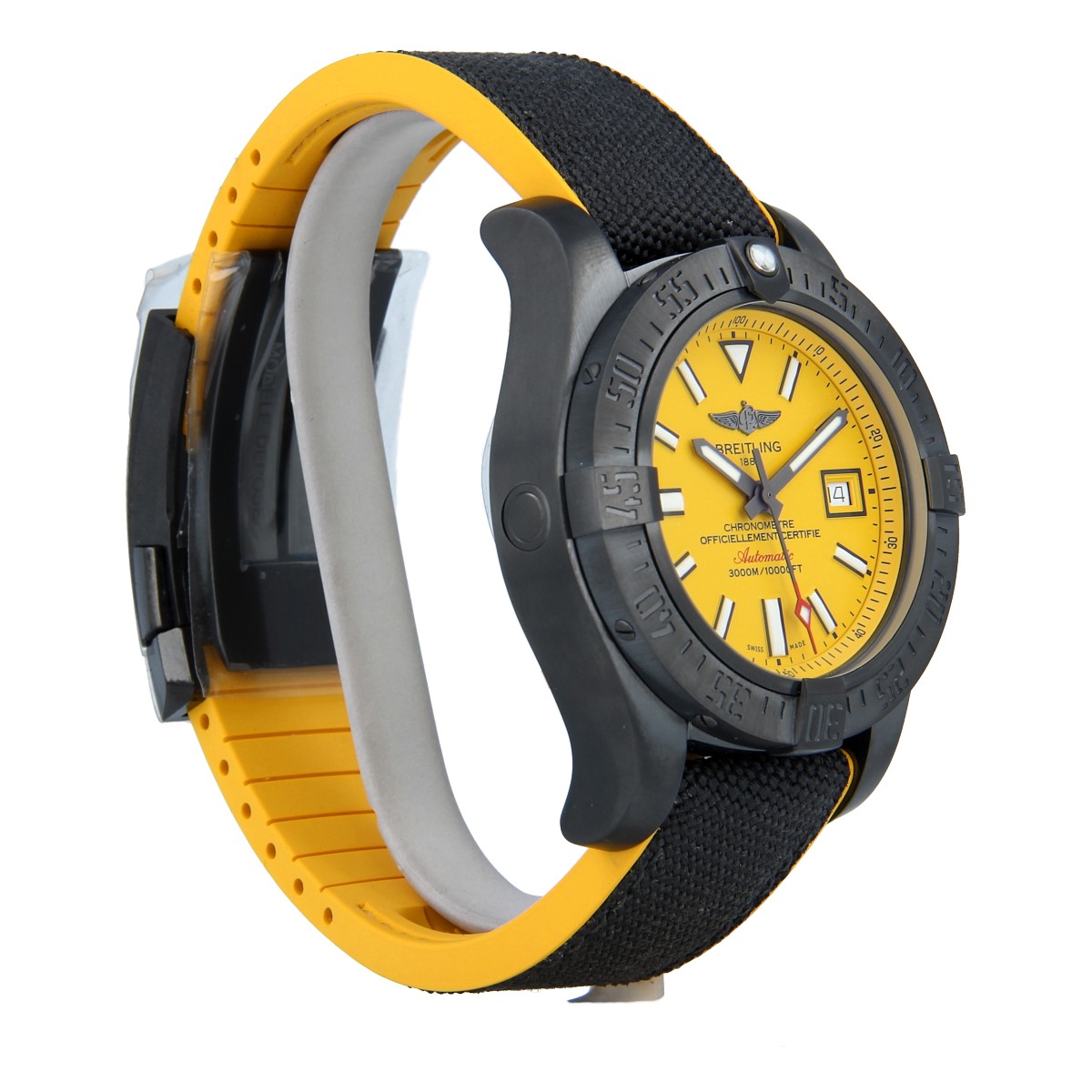 Breitling Avenger II Seawolf Limited Edition Cobra Yellow Dial Buy Pre ...