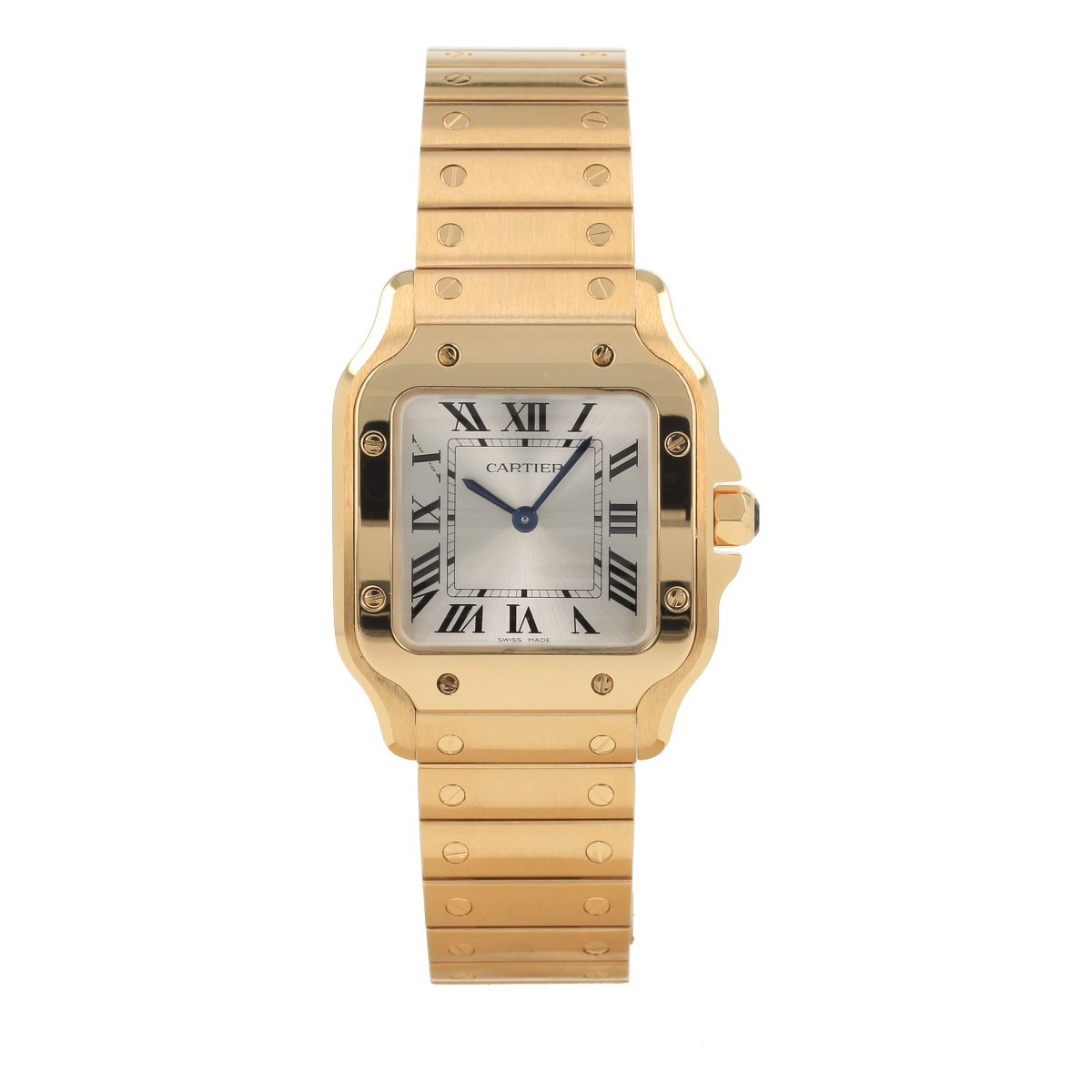 Cartier Santos de Cartier – Ref. WGSA0107 – Gelbgold – Baujahr 2025 – Full Set – Neuwertiger Zustand [ID15796] | Kaufen Sie eine gebrauchte Cartier-Uhr