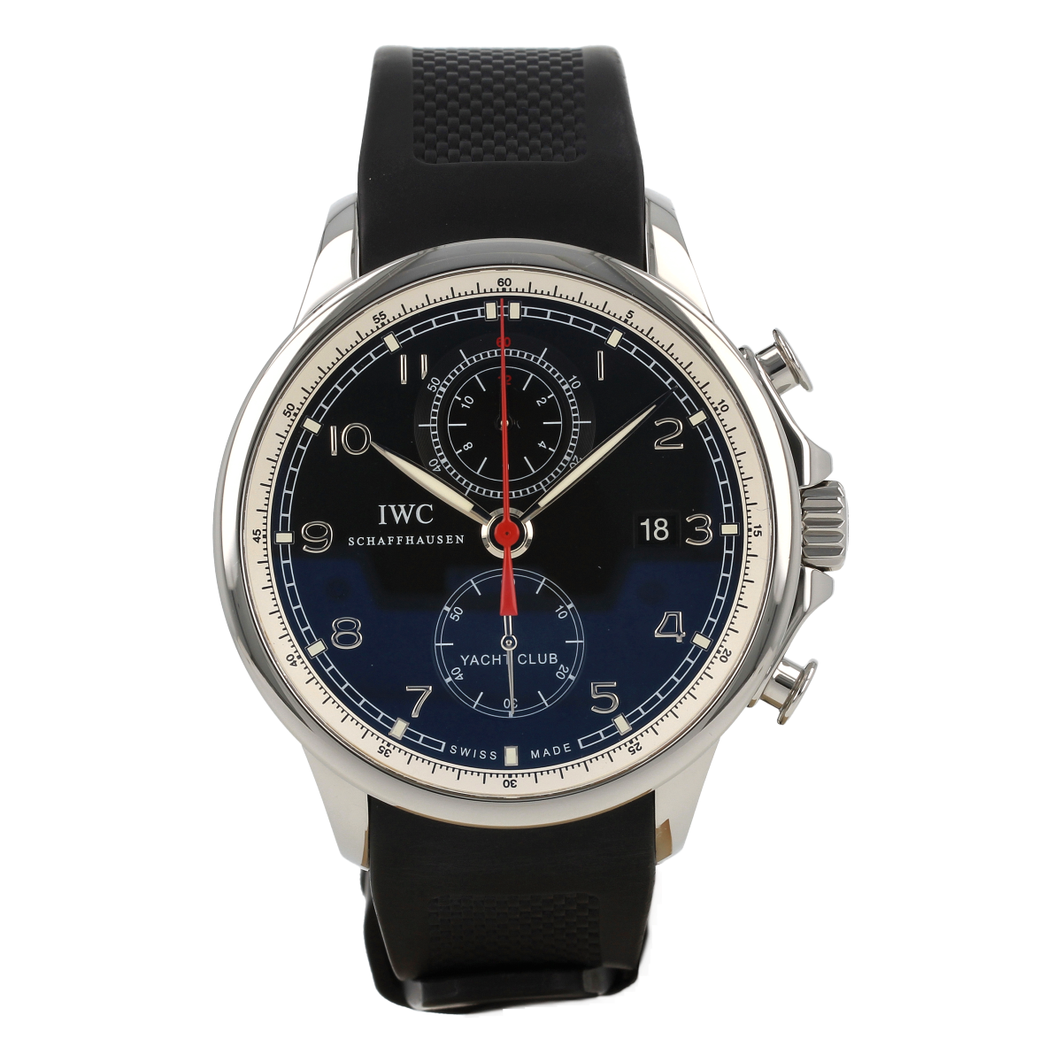 IWC Portugieser Yacht Club Chronograph – Ref. IW390203 – Acero – Año aprox. 2015-2016 – Con Caja [ID15722] | Comprar IWC Schaffhausen de segunda mano