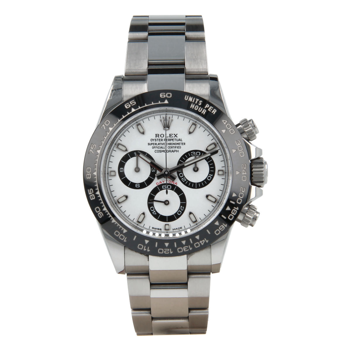 Rolex Cosmograph Daytona 116500LN Esfera Blanca *Completo* | Comprar reloj Rolex de segunda mano