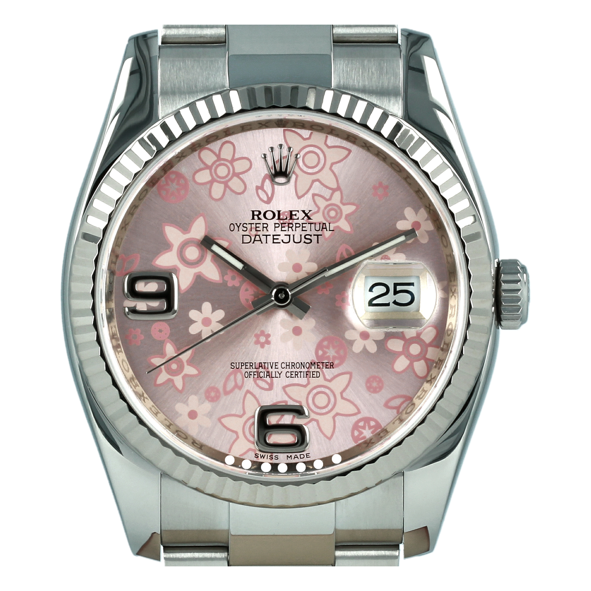 Rolex Datejust 116234 36mm Pink Floral 
