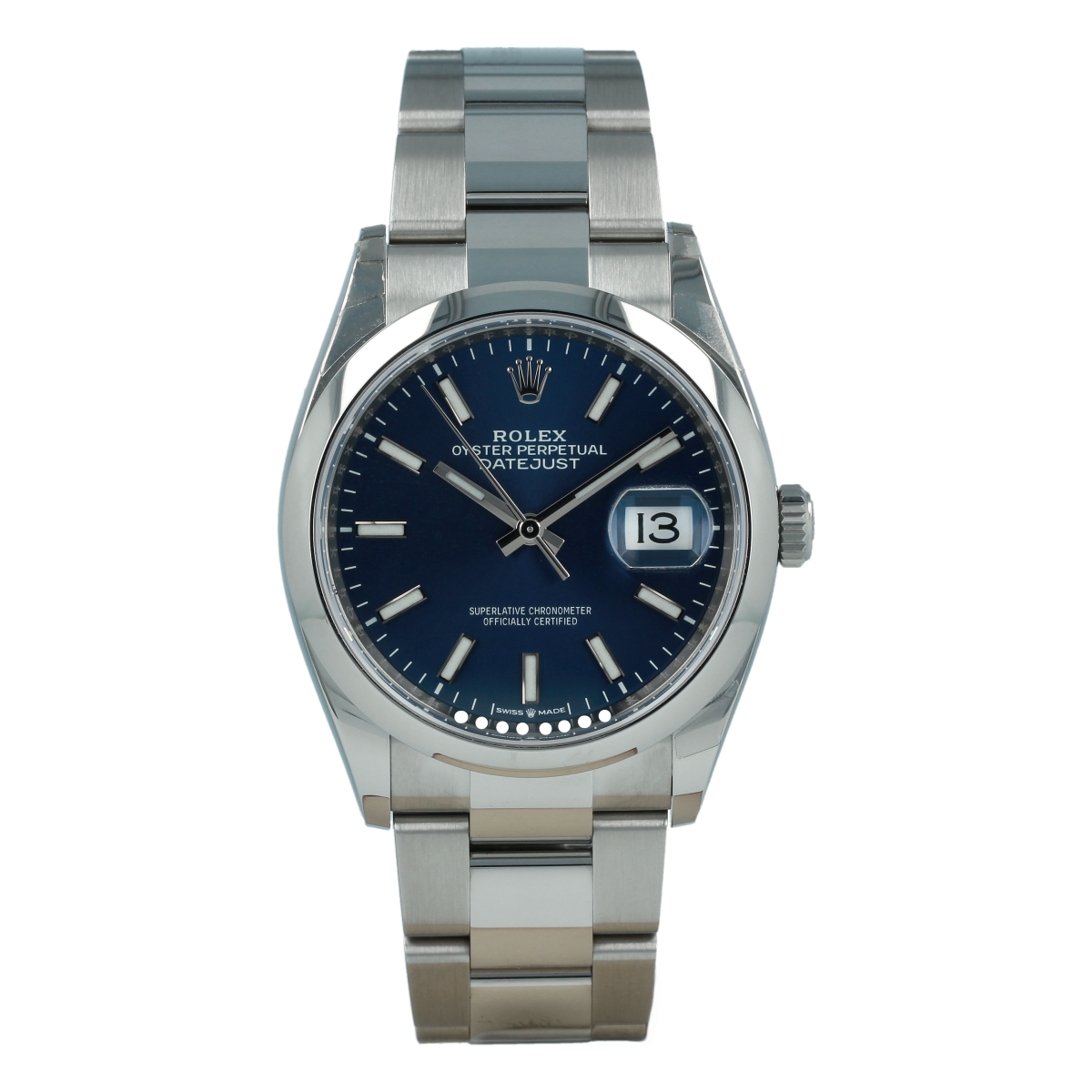 Rolex Datejust 126200 36mm Esfera Azul *Nuevo* | Comprar reloj Rolex de segunda mano