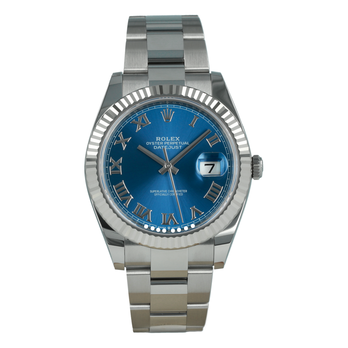 Rolex Datejust 126334 41mm Esfera Azul Azzurro Números Romanos *Nuevo a Estrenar* | Comprar reloj Rolex de segunda mano