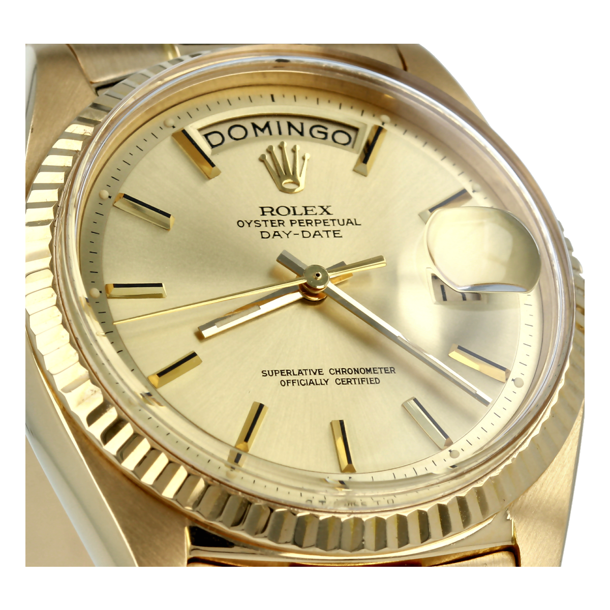Rolex Day-Date 1803 36mm Oro Amarillo Esfera Champán Cal.1556 (1969) [ID14641]