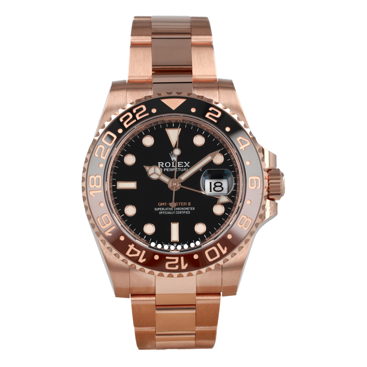 GMT-Master II 126715CHNR "Rootbeer" Oro *Nuevo* | Comprar reloj Rolex de segunda