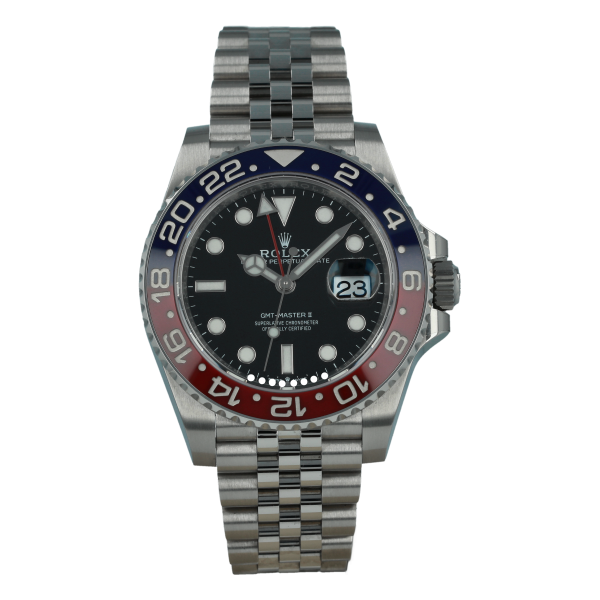 Rolex GMT-Master II – Ref. 126710BLRO “Pepsi – Brazalete Jubilee – Año 2025 – Como Nuevo – Completo [ID15800] | Comprar reloj Rolex de segunda mano
