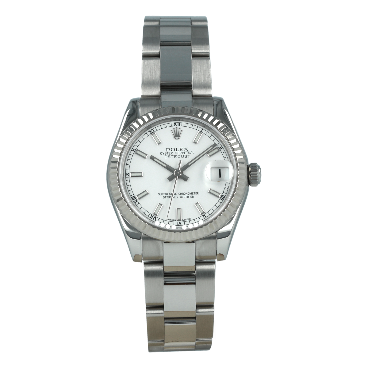 Rolex Lady-Datejust 178274 31mm Esfera Blanca *Completo* | Comprar reloj Rolex de segunda mano