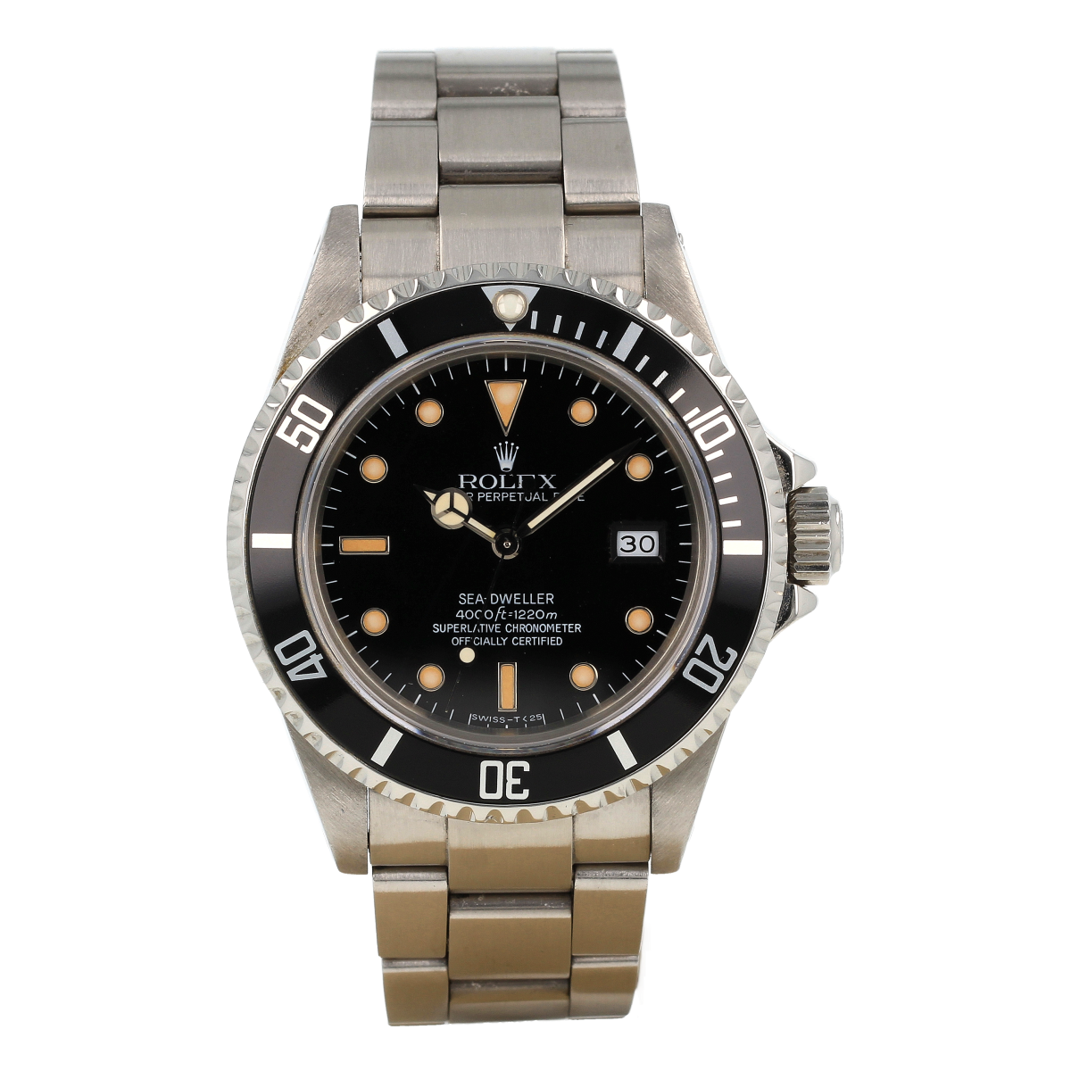 Rolex Sea-Dweller – Ref. 16660 “Triple 6 – “Nice Patina Dial – Año 1986 – Revisión Oficial Rolex 2023 – Solo Reloj [ID15727] | Comprar reloj Rolex de segunda mano