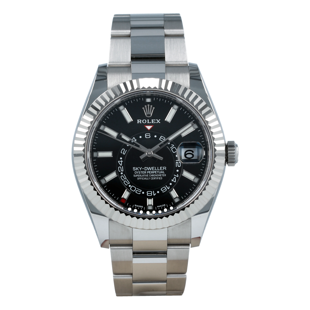 Rolex Sky-Dweller 326934 Esfera Negra *Como Nuevo* | Comprar reloj Rolex de segunda mano