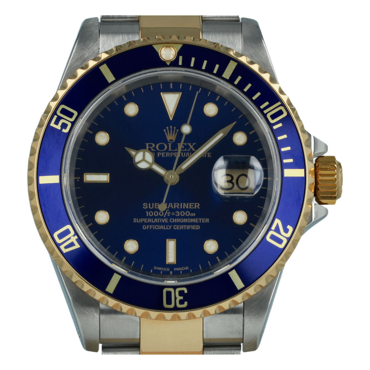 Rolex Submariner Date 16613 Mixto (2002) *Completo* [ID15257]
