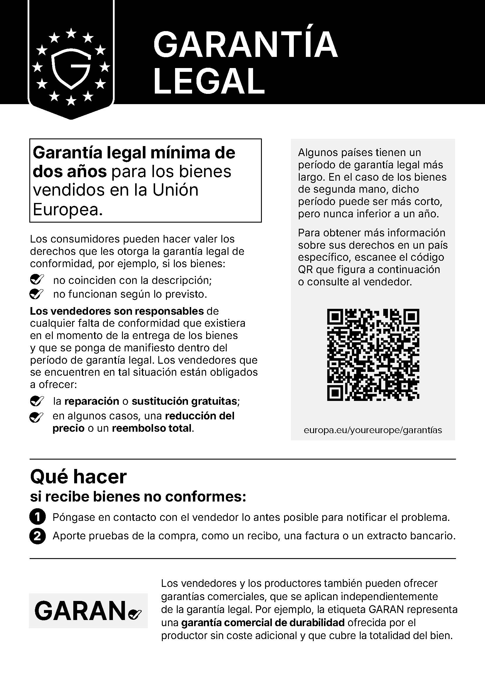 Garantía legal