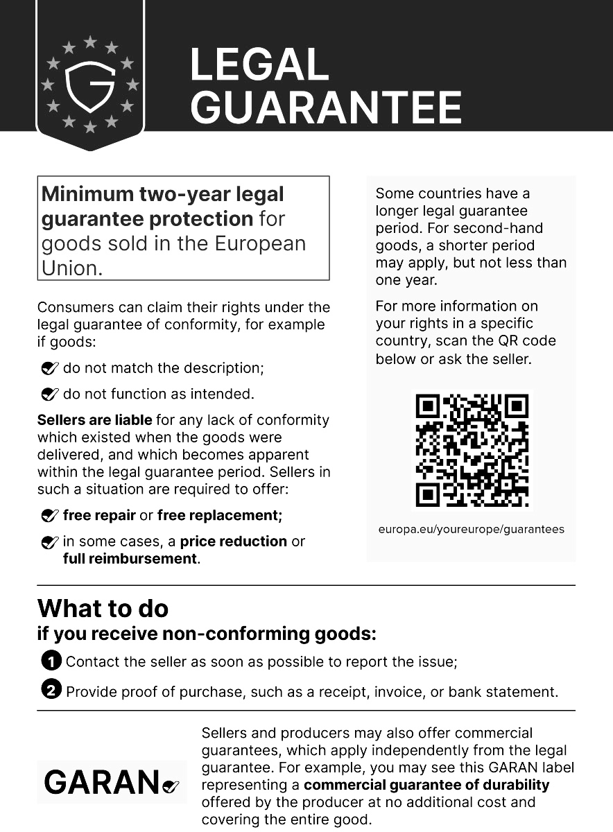 Legal guarantee