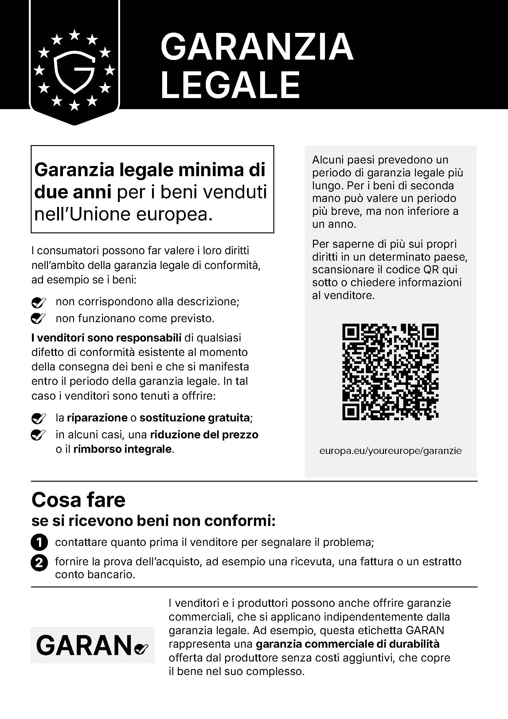 Garanzia legale